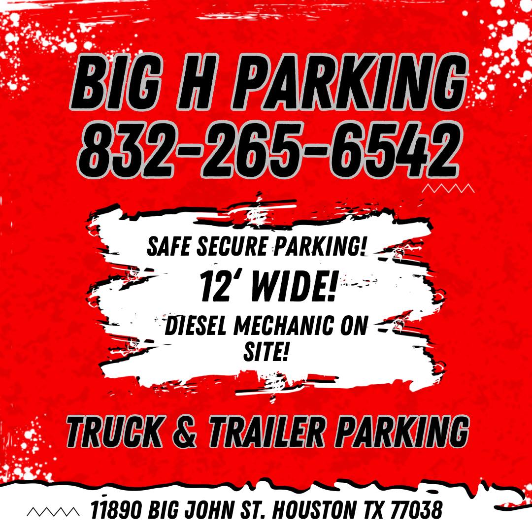 Big H Parking flyer with phone number and parking services